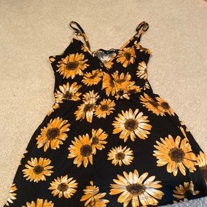 sunflower romper